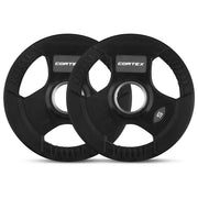 CORTEX SR-10 Squat Rack Package + 100kg Olympic Tri-Grip Weight Plates Package V572-CSST-SR10-C