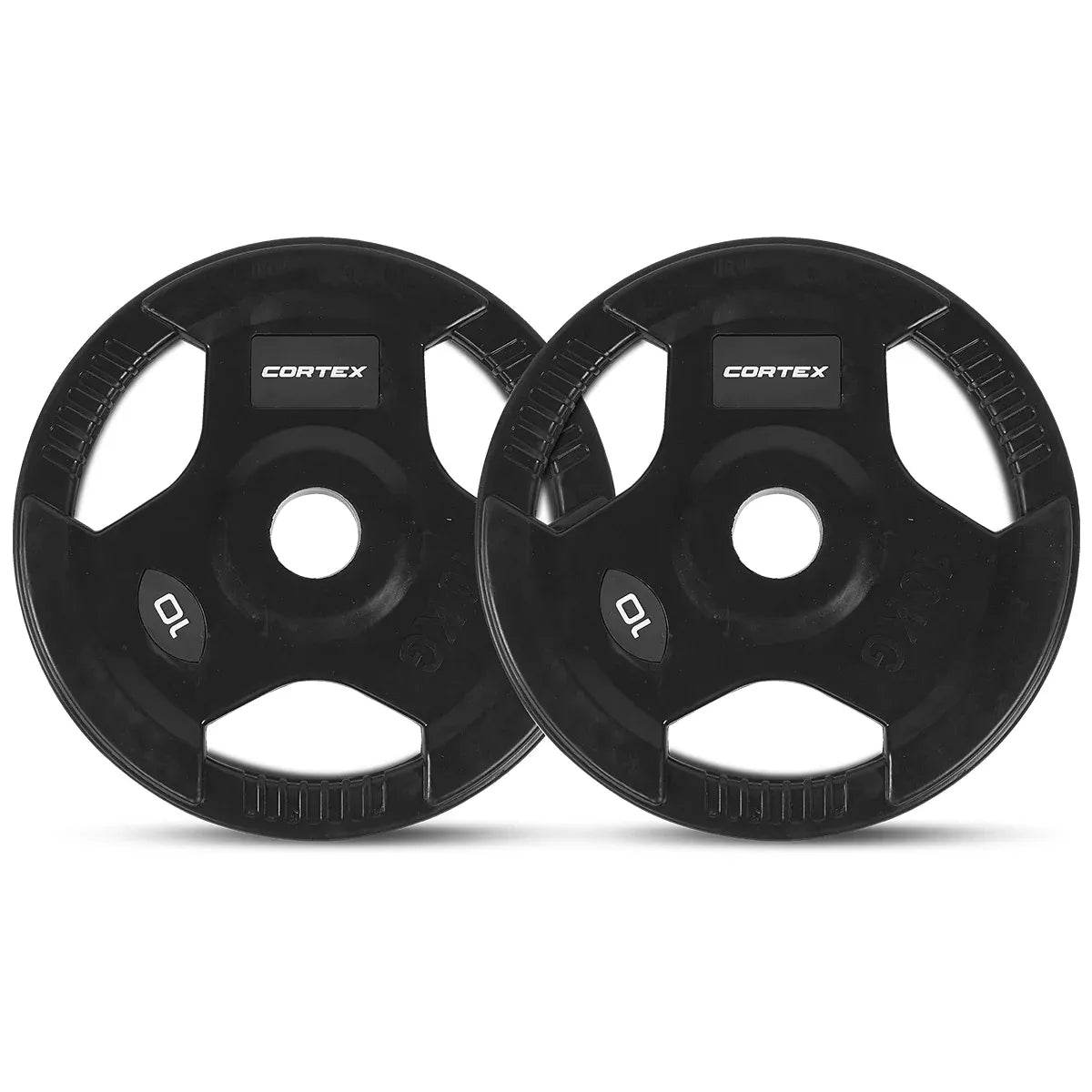 CORTEX SR-10 Squat Rack Package + 100kg Olympic Tri-Grip Weight Plates Package V572-CSST-SR10-C