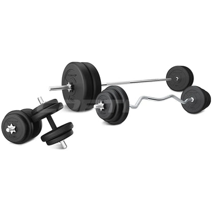 CORTEX 90kg EnduraCast Barbell Weight Set V572-CSST-WPSECSET-A