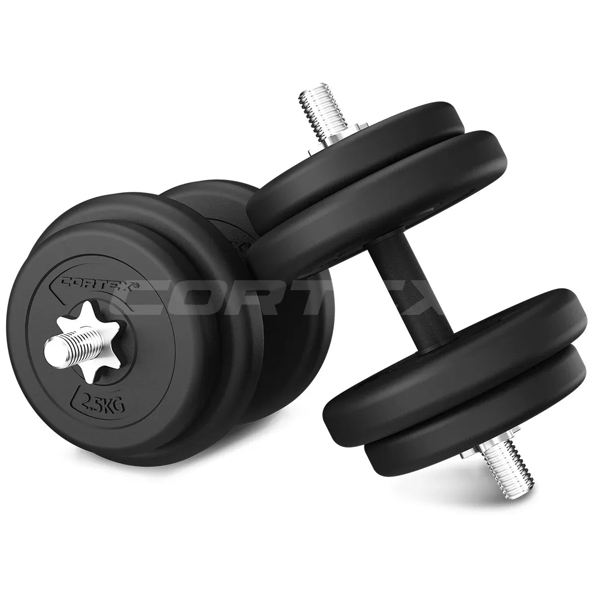 CORTEX 90kg EnduraCast Barbell Weight Set V572-CSST-WPSECSET-A