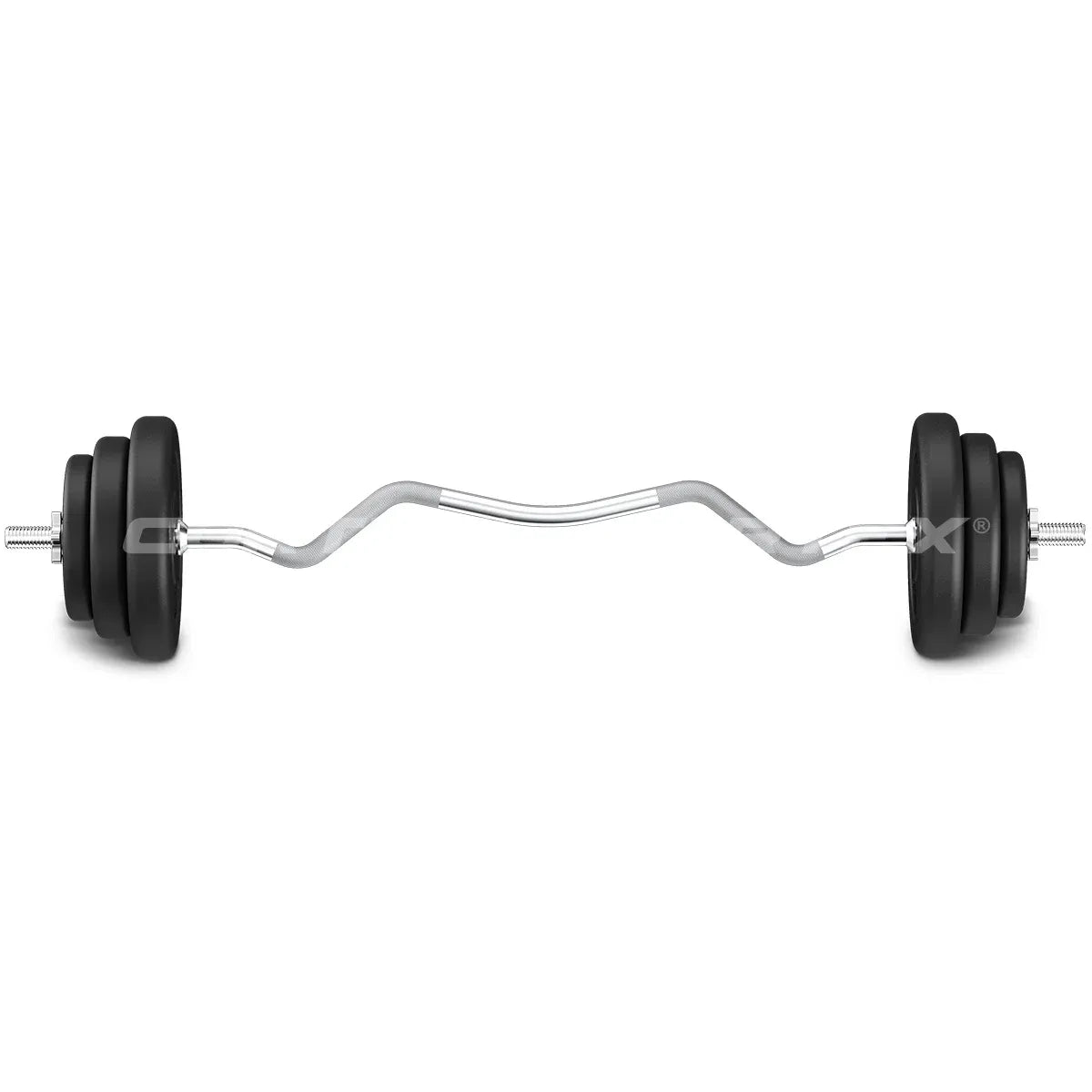 CORTEX 40kg EnduraCast Curl Bar Weight Set V572-CSST-WPSECSET-D