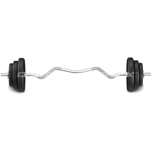CORTEX 40kg EnduraCast Curl Bar Weight Set V572-CSST-WPSECSET-D