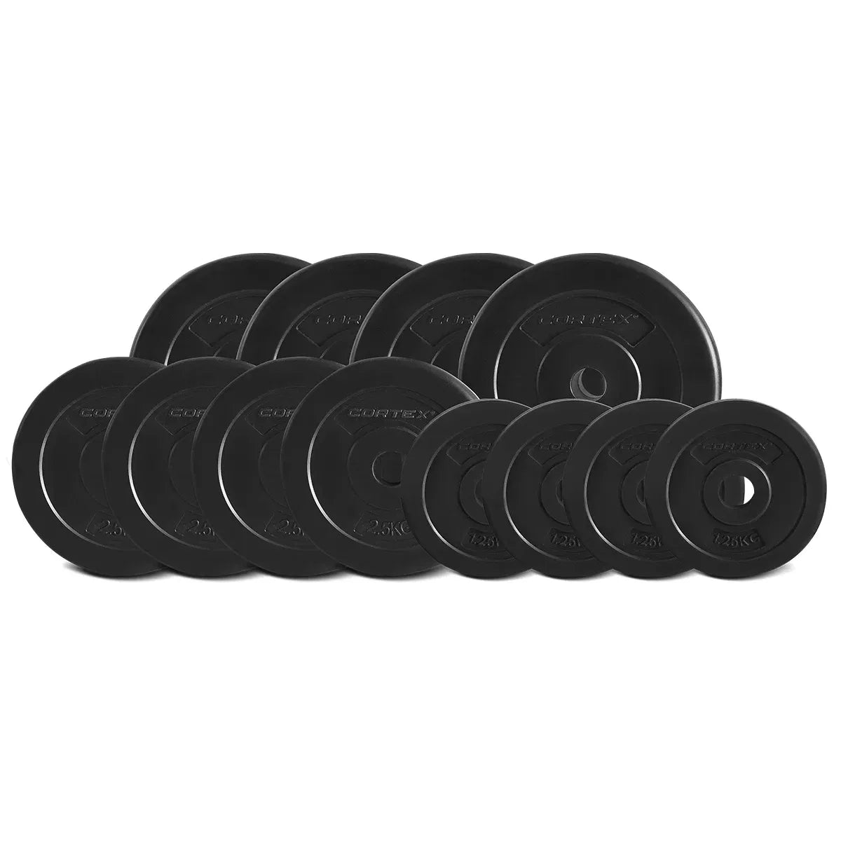 CORTEX 40kg EnduraCast Tri Bar Weight Set V572-CSST-WPSECSET-E