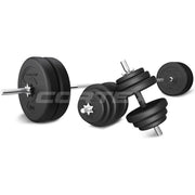 CORTEX 85kg EnduraShell Barbell & Dumbbell Weight Set V572-CSST-WPSECSET-O