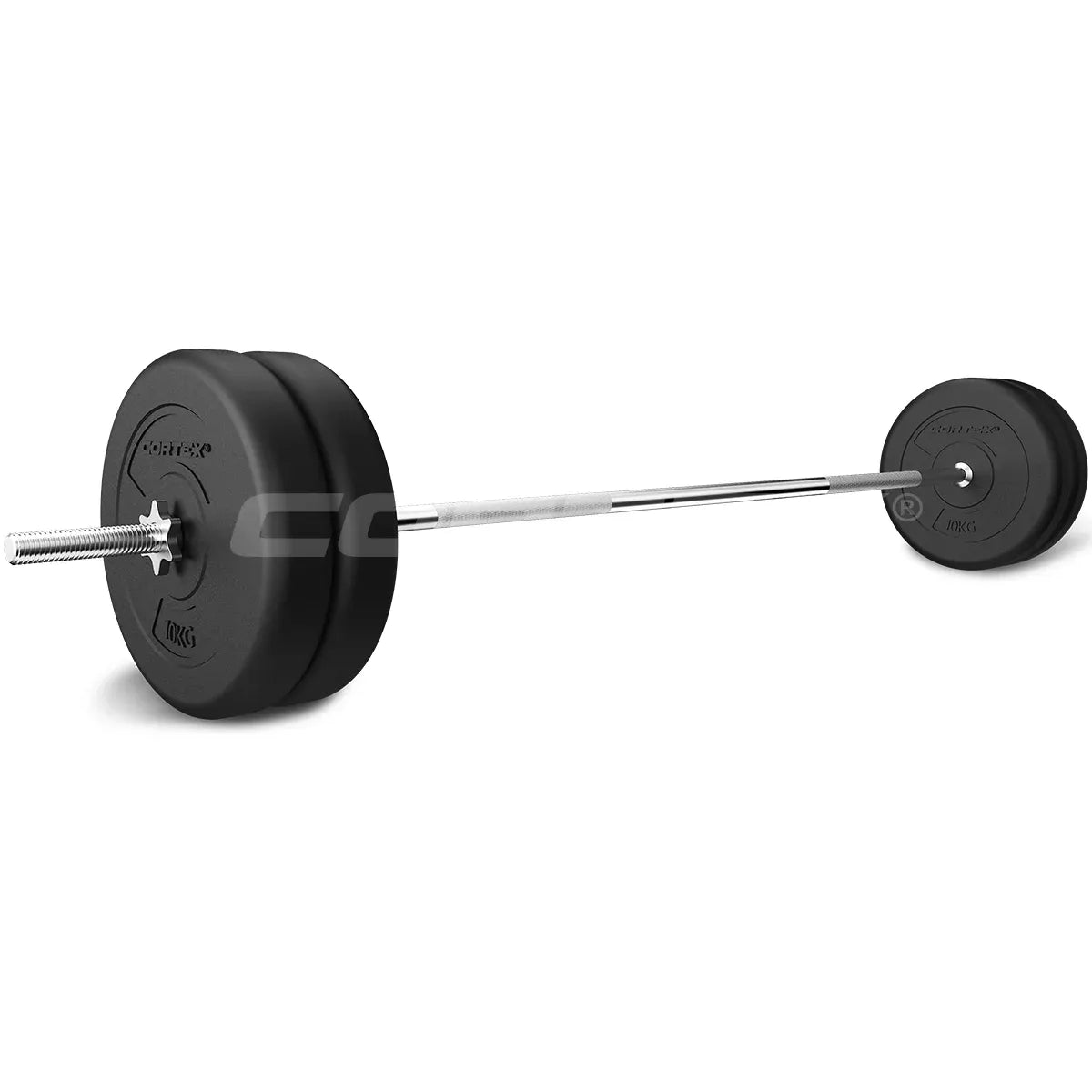 CORTEX 85kg EnduraShell Barbell & Dumbbell Weight Set V572-CSST-WPSECSET-O