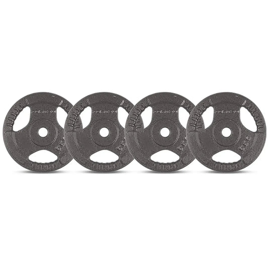 CORTEX 5kg Tri-Grip Standard Plates 25mm (Set of 4) V572-CSST-WPSTG050-4