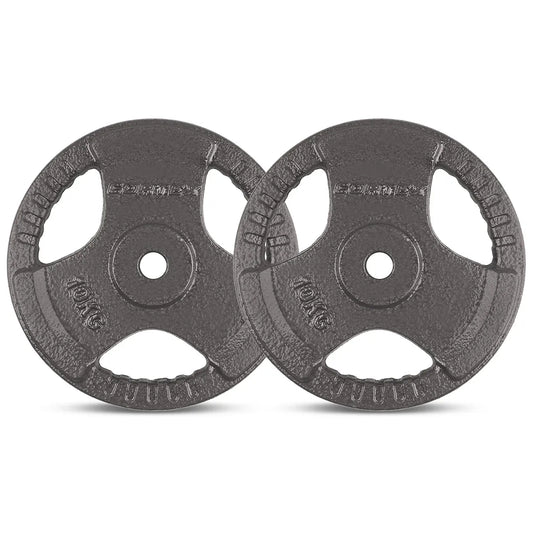 CORTEX 10kg Tri-Grip Standard Plates 25mm (Pair) V572-CSST-WPSTG100-2