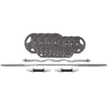CORTEX 90kg Tri-Grip Standard Barbell Weight Set 25mm V572-CSST-WPSTGSET-A