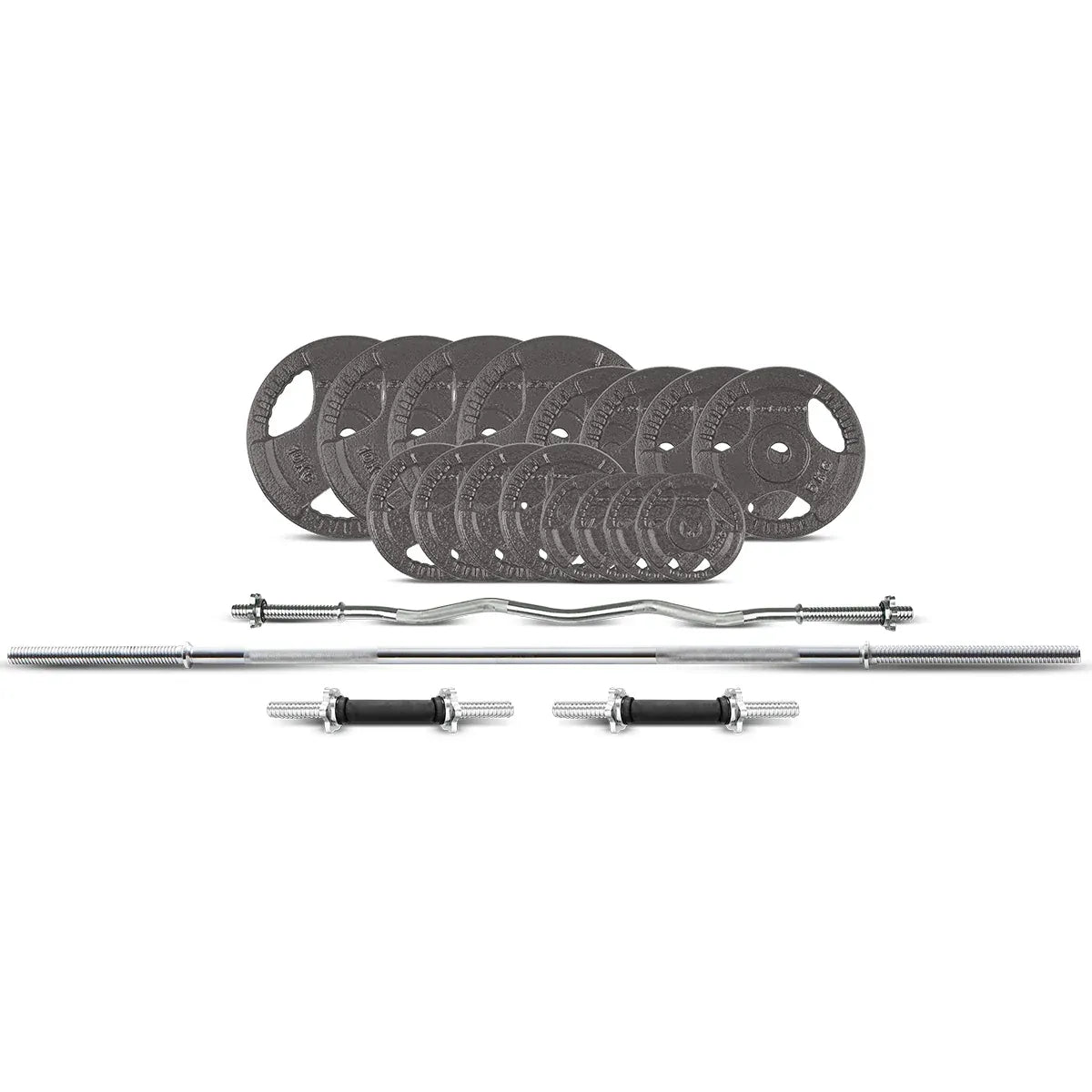 CORTEX 90kg Tri-Grip Standard Barbell Weight Set 25mm V572-CSST-WPSTGSET-A