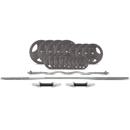 CORTEX 90kg Tri-Grip Standard Barbell Weight Set 25mm V572-CSST-WPSTGSET-A