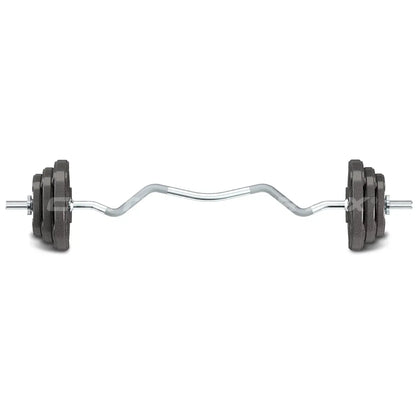 CORTEX 40kg Curl Bar Standard Weight Set 25mm V572-CSST-WPSTGSET-D
