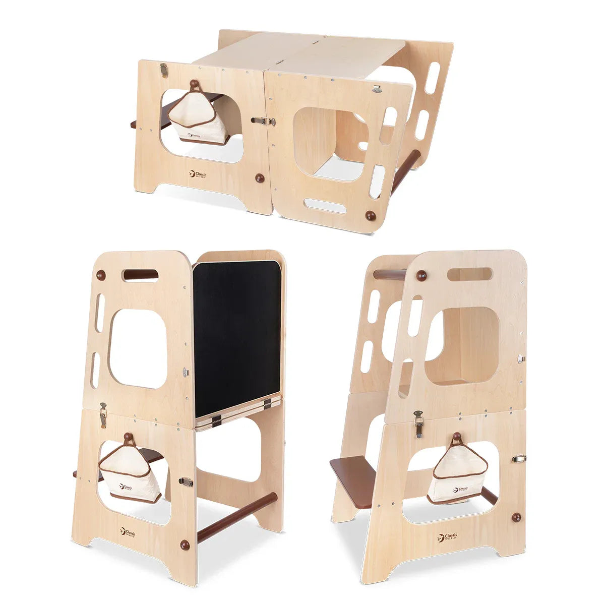 Convertible Helper Tower-table by Classic World V572-CWIP-CONHELPTW