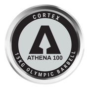 CORTEX ATHENA100 200cm 15kg Womens' Olympic Barbell With Lockjaw Collars V572-CXBB-ATNA100-LC