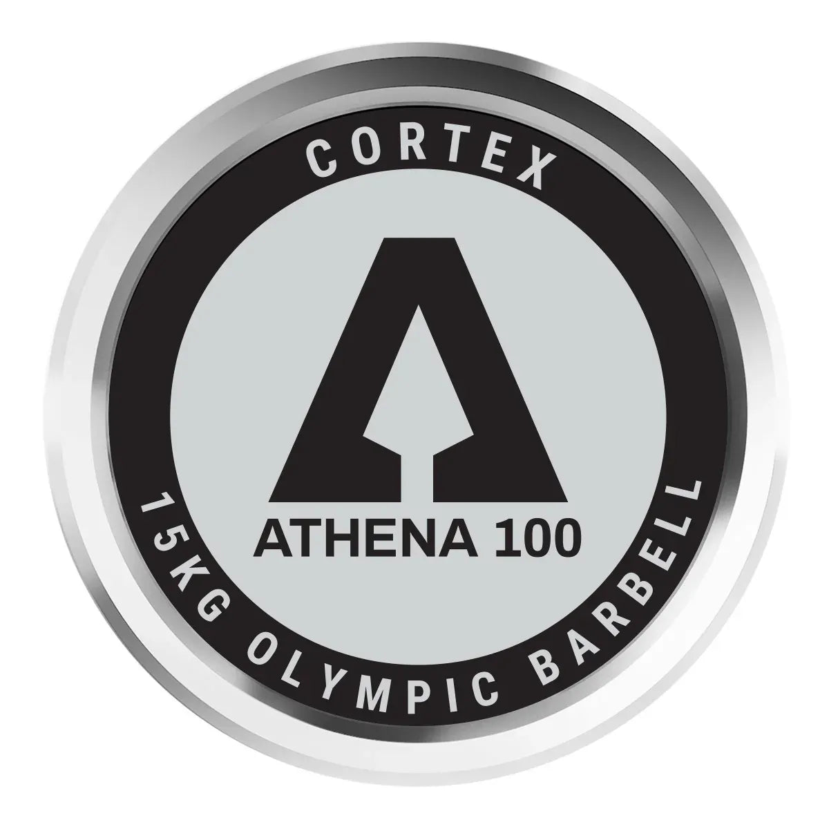 CORTEX ATHENA100 200cm 15kg Womens' Olympic Barbell With Lockjaw Collars V572-CXBB-ATNA100-LC