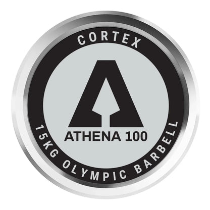 CORTEX ATHENA100 200cm 15kg Womens' Olympic Barbell With Lockjaw Collars V572-CXBB-ATNA100-LC