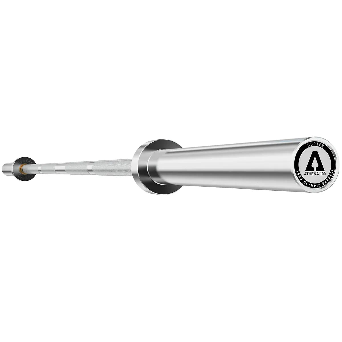 CORTEX ATHENA100 200cm 15kg Womens' Olympic Barbell With Lockjaw Collars V572-CXBB-ATNA100-LC