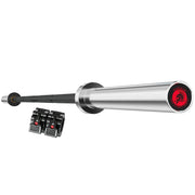 CORTEX SPARTAN100 7ft 20kg Olympic Barbell (Black Oxide) with Lockjaw Collars V572-CXBB-SN100BO-LC