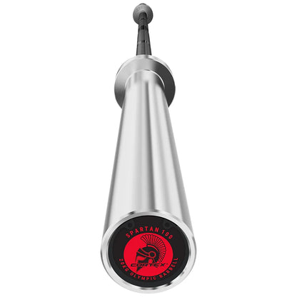 CORTEX SPARTAN100 7ft 20kg Olympic Barbell (Black Oxide) with Lockjaw Collars V572-CXBB-SN100BO-LC