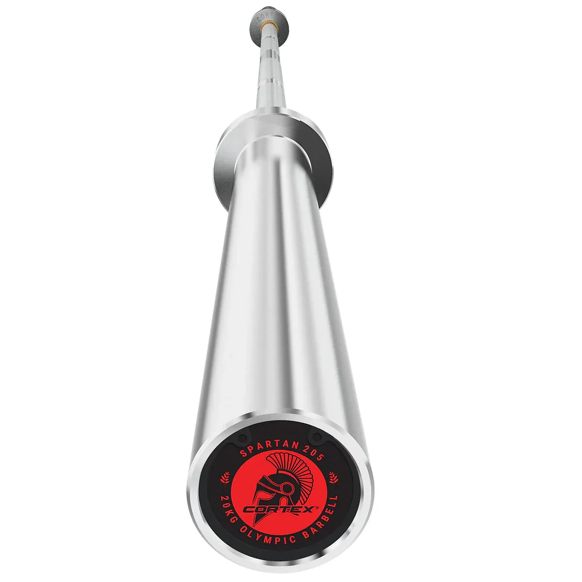 CORTEX SPARTAN205 7ft 20kg Olympic Barbell (Hard Chrome) with Lockjaw Collars V572-CXBB-SN205HC-LC