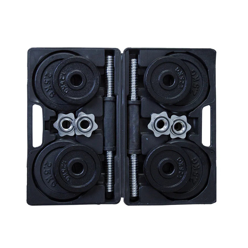 CORTEX 20kg Dumbbell Set with Case V572-DBSET20CASE