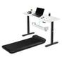 WalkingPad C2 Treadmill + ErgoDesk Automatic Standing Desk 1500mm in White/Black + Cable Management Tray V572-KWTM-C2BK-A