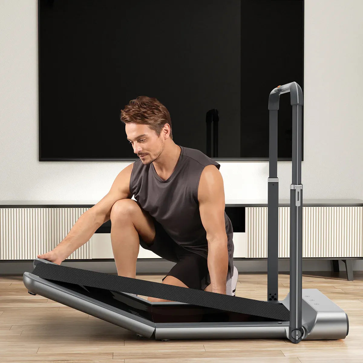 WalkingPad R1 Double-Fold Walking and Running Treadmill in Silver V572-KWTM-R1S
