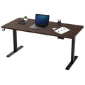 Lifespan Fitness ErgoDesk Electric Standing Desk 160cm (Walnut/Black) V572-LFDK-ED160WNBK