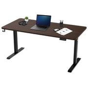 Lifespan Fitness ErgoDesk Electric Standing Desk 160cm (Walnut/Black) V572-LFDK-ED160WNBK