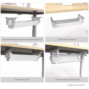 Lifespan Fitness ErgoDesk Height Adjustable Under Desk Cable Management Tray (100cm) V572-LFDK-EDK-06