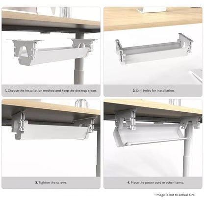 Lifespan Fitness ErgoDesk Height Adjustable Under Desk Cable Management Tray (100cm) V572-LFDK-EDK-06