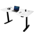 Lifespan Fitness ErgoDesk AUTO Series Automatic Standing Desk 150cm in White & Black V572-LFDK-EDKWB-150
