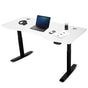 Lifespan Fitness ErgoDesk AUTO Series Automatic Standing Desk 150cm in White & Black V572-LFDK-EDKWB-150