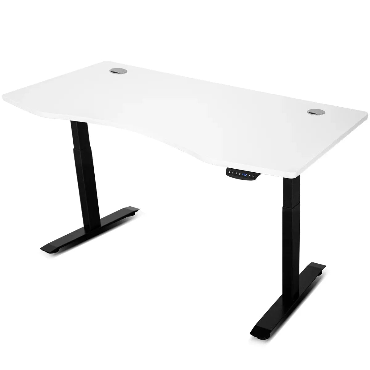 Lifespan Fitness ErgoDesk AUTO Series Automatic Standing Desk 150cm in White & Black V572-LFDK-EDKWB-150