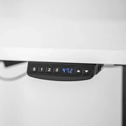 Lifespan Fitness ErgoDesk AUTO Series Automatic Standing Desk 150cm in White & Black V572-LFDK-EDKWB-150