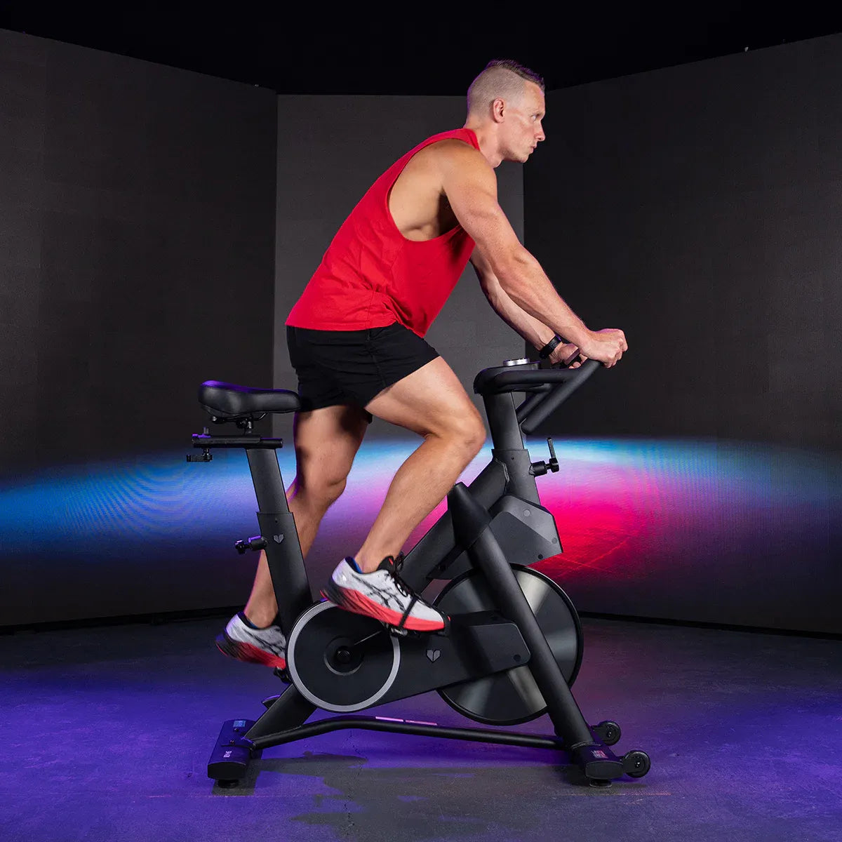 Lifespan Fitness SM-420 Spin Bike with Automatic Magnetic Resistance V572-LFEX-SM420