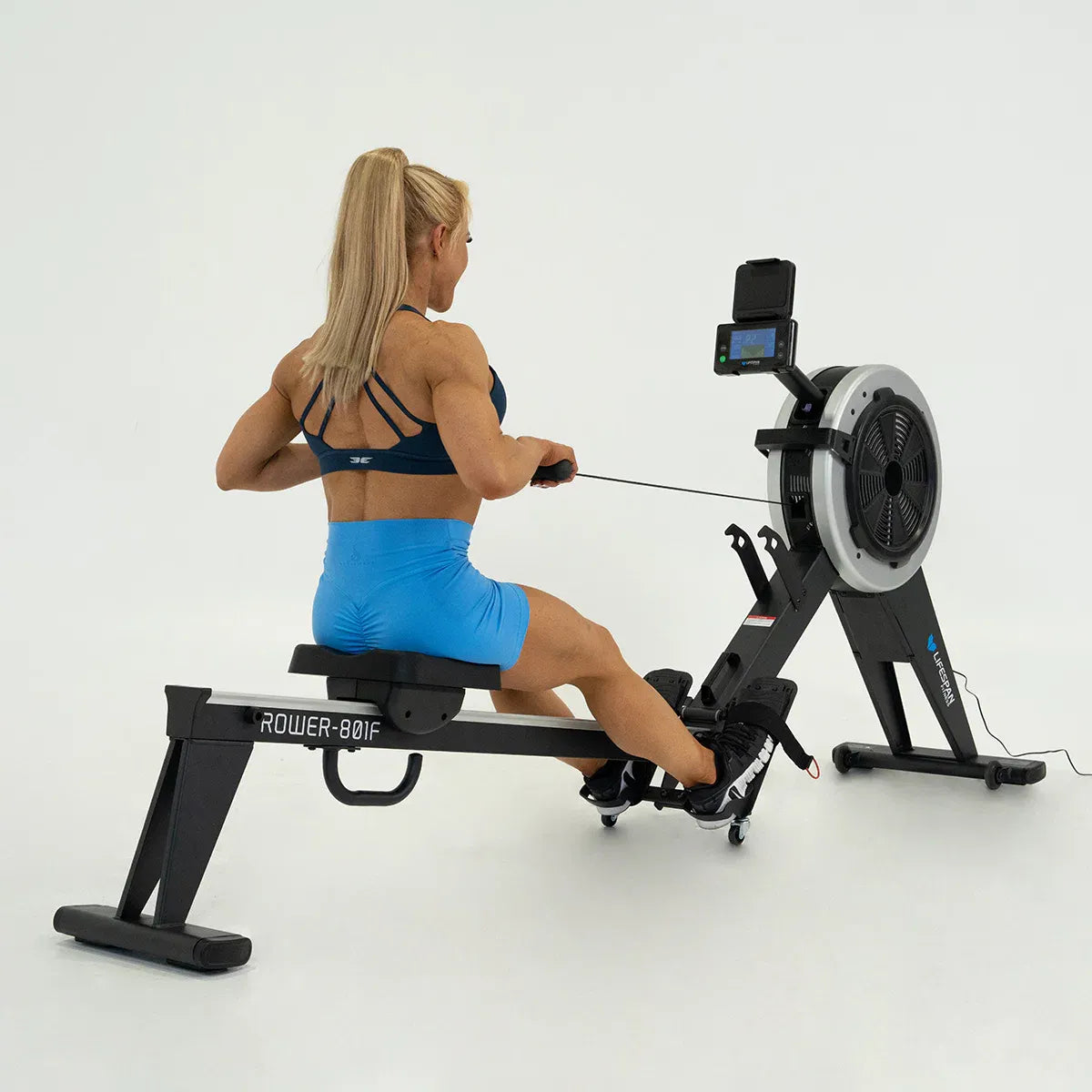 Lifespan Fitness ROWER-801F Air & Magnetic Commercial Rowing Machine V572-LFRW-ROWER801F