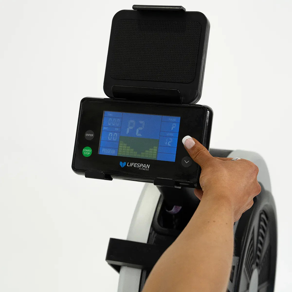 Lifespan Fitness ROWER-801F Air & Magnetic Commercial Rowing Machine V572-LFRW-ROWER801F