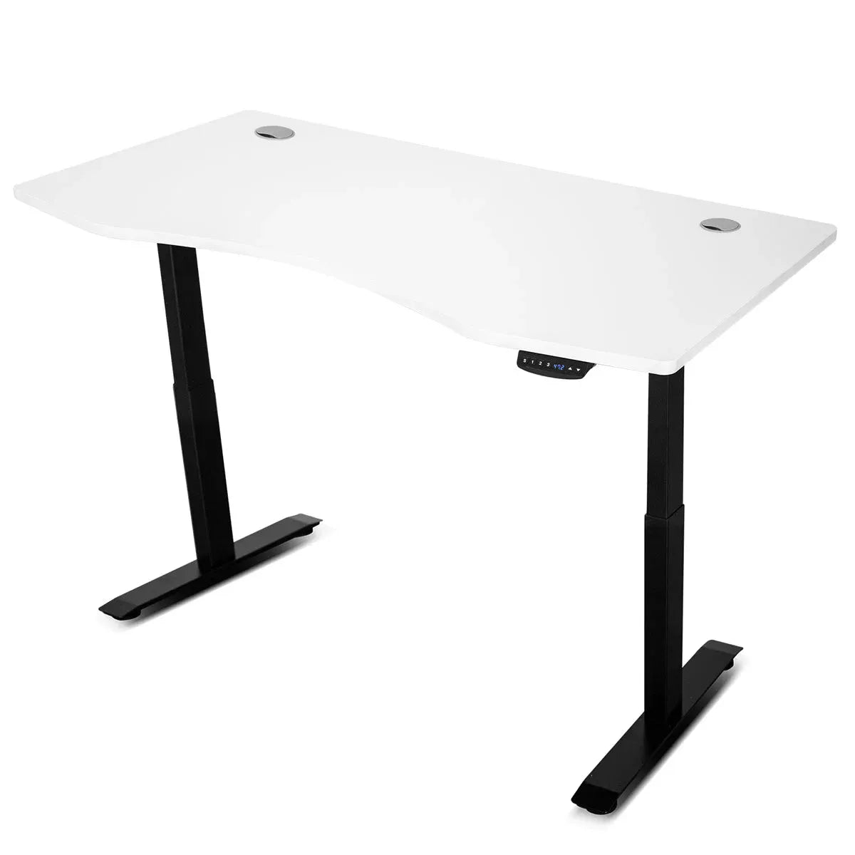 Lifespan Fitness V-FOLD Treadmill with ErgoDesk Automatic Standing Desk 1500mm in White/Black V572-LFTM-VFOLD-A