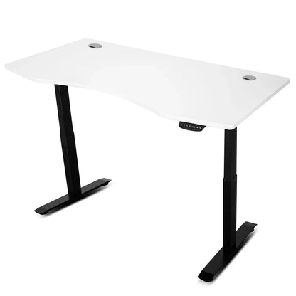 Lifespan Fitness V-FOLD Treadmill with ErgoDesk Automatic Standing Desk 1500mm in White/Black V572-LFTM-VFOLD-A