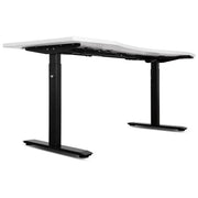 Lifespan Fitness V-FOLD Treadmill with ErgoDesk Automatic Standing Desk 1500mm in White/Black V572-LFTM-VFOLD-A