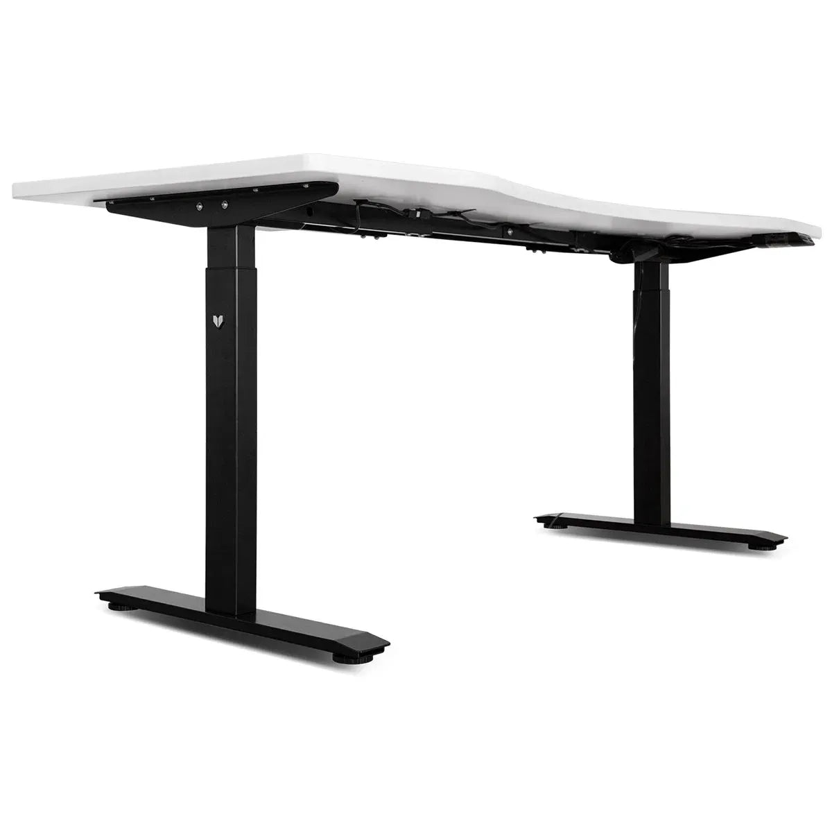 Lifespan Fitness V-FOLD Treadmill with ErgoDesk Automatic Standing Desk 1500mm in White/Black V572-LFTM-VFOLD-A