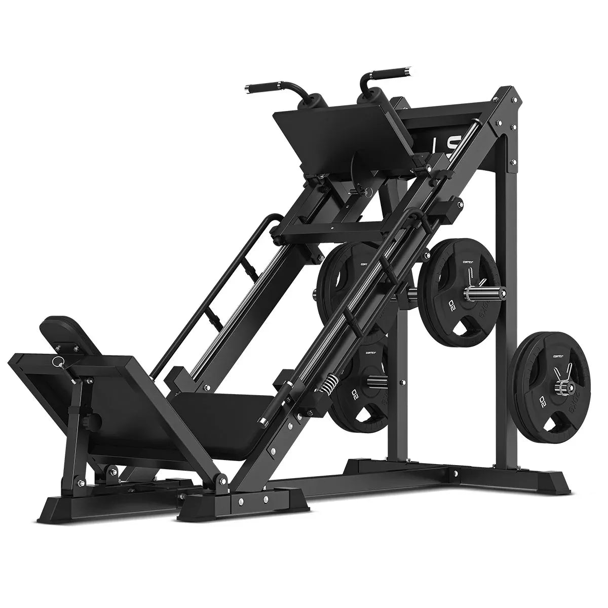 LSG GLP100 Leg Press/Hack Squat with 100kg Olympic Tri-Grip Plates V572-LGST-GLP100-A