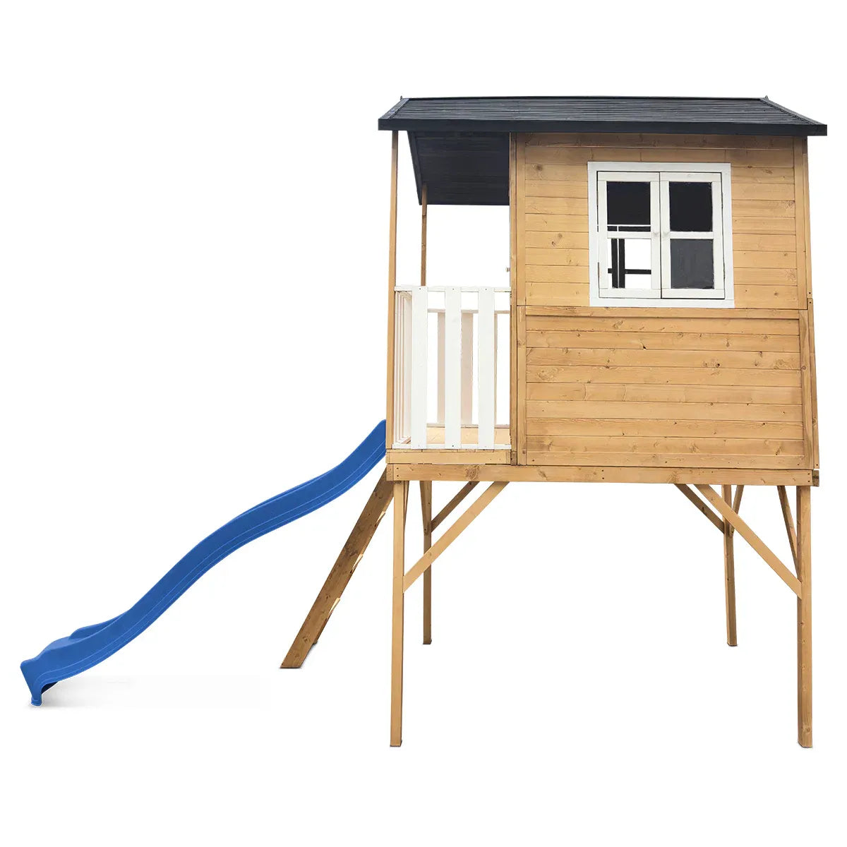 Lifespan Kids Burleigh Cubby House with 2.2m Slide (Blue) V572-LKCH-BUR-BU