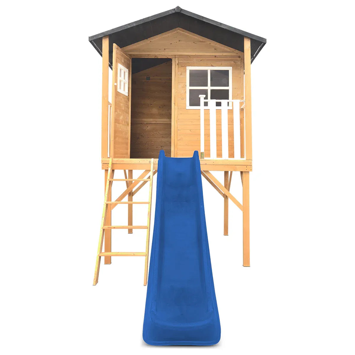 Lifespan Kids Burleigh Cubby House with 2.2m Slide (Blue) V572-LKCH-BUR-BU