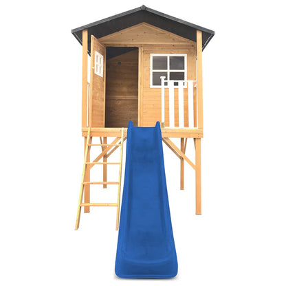 Lifespan Kids Burleigh Cubby House with 2.2m Slide (Blue) V572-LKCH-BUR-BU