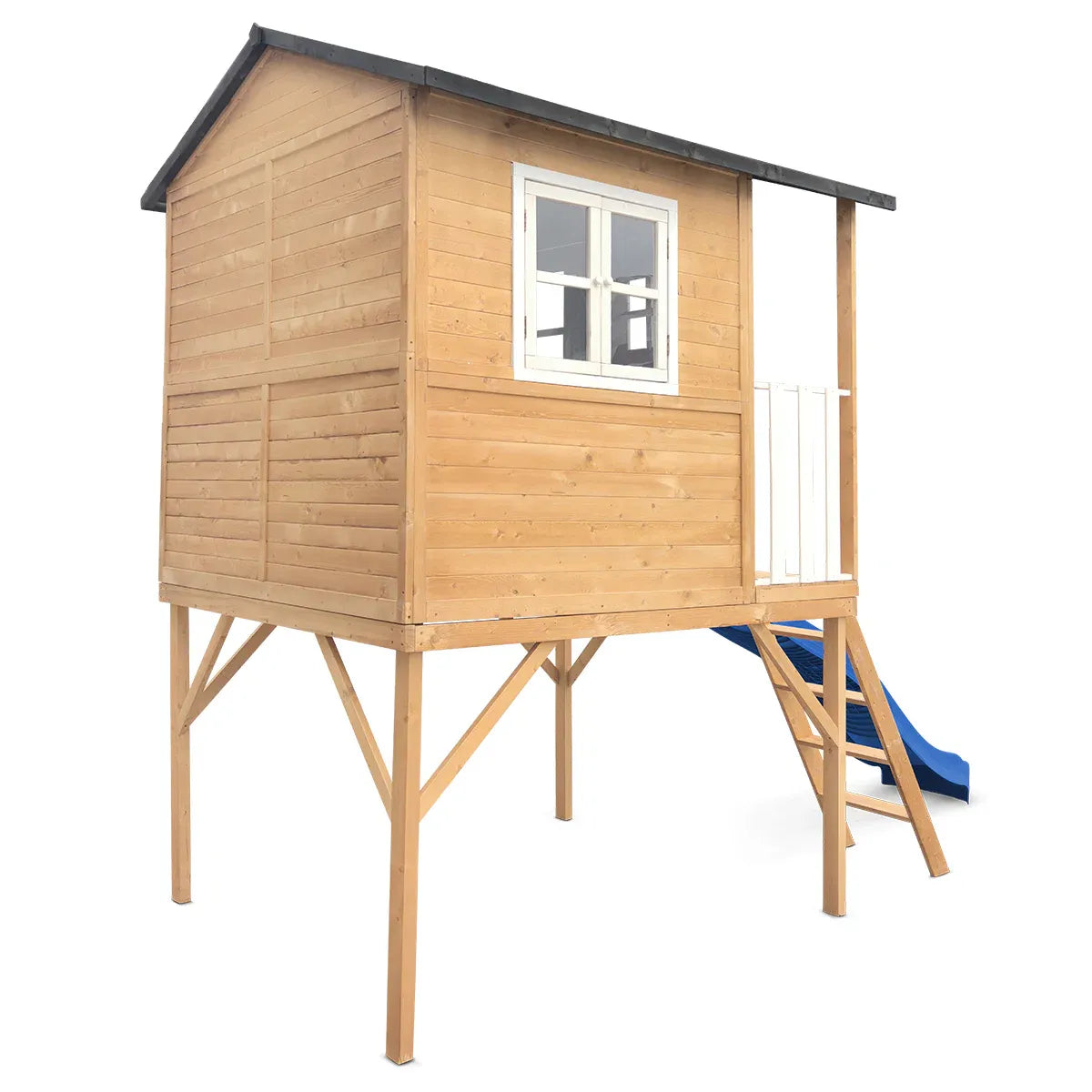 Lifespan Kids Burleigh Cubby House with 2.2m Slide (Blue) V572-LKCH-BUR-BU