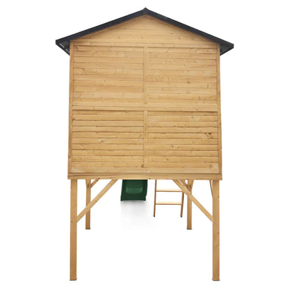 Lifespan Kids Burleigh Cubby House with 2.2m Slide (Green) V572-LKCH-BUR-GN