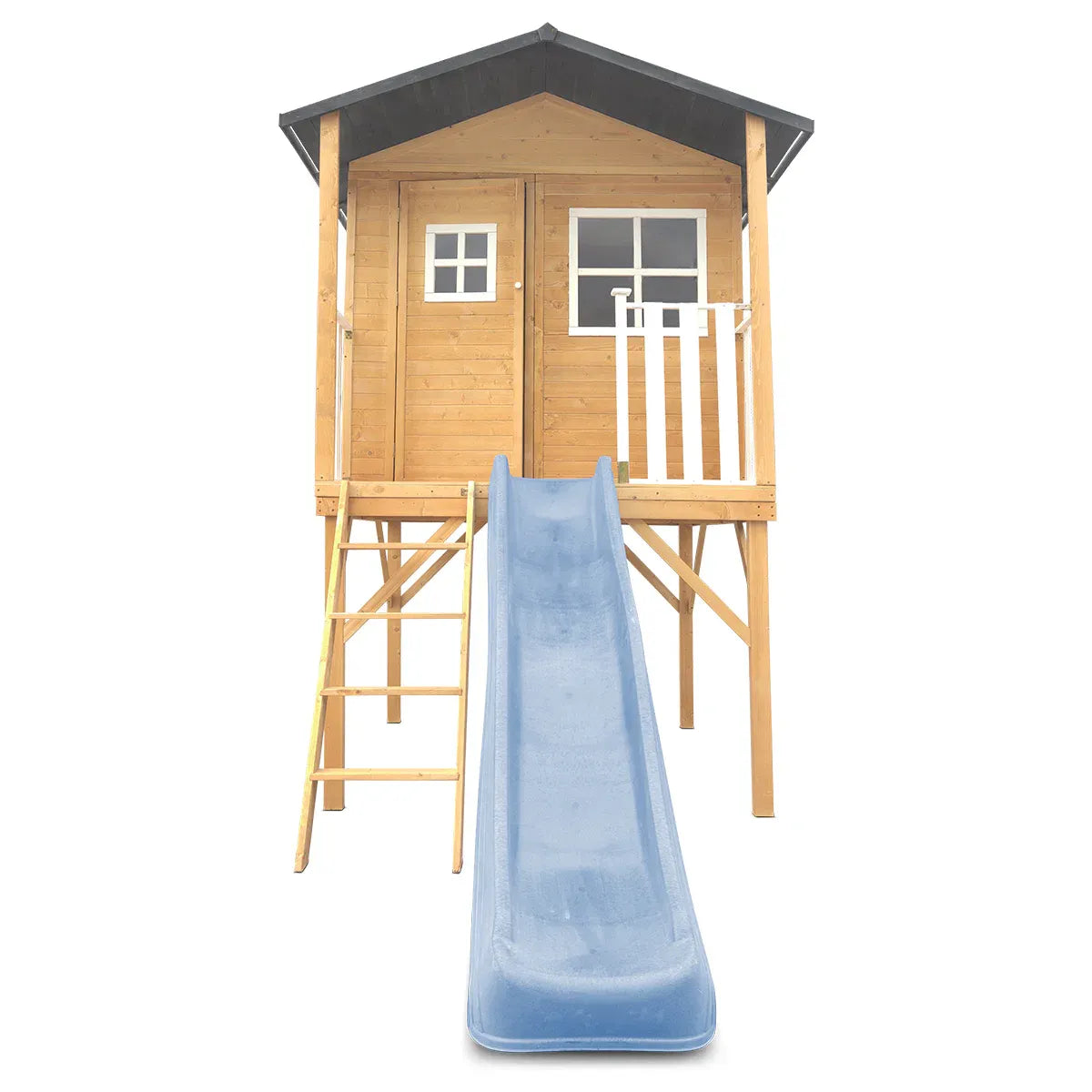 Lifespan Kids Burleigh Cubby House with 2.2m Slide (Pastel Blue) V572-LKCH-BUR-PB
