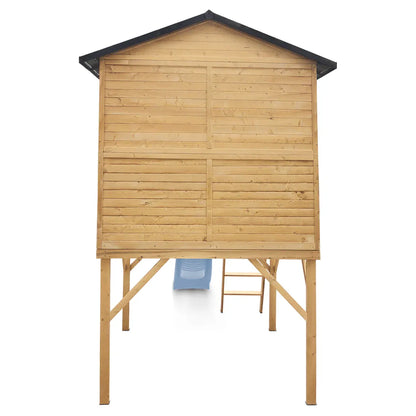 Lifespan Kids Burleigh Cubby House with 2.2m Slide (Pastel Blue) V572-LKCH-BUR-PB