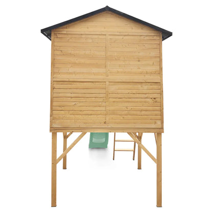 Lifespan Kids Burleigh Cubby House with 2.2m Slide (Pastel Green) V572-LKCH-BUR-PG